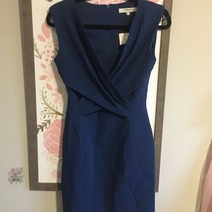 *NEW* L.K Bennett Navy Blue Midi Dress